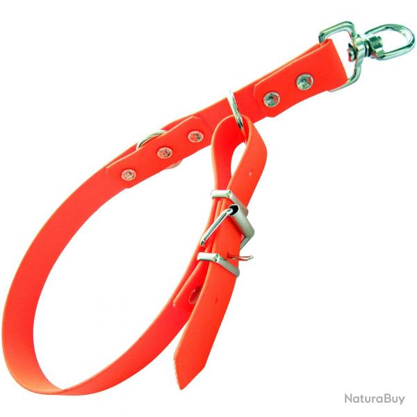 Collier pour chien avec arrt et anneau rotatif