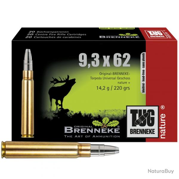 9,3x62 TUG Nature+ 14,2g/220grs. (Calibre: 9,3x62)