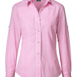 Chemise &agrave; carreaux Vichy Couleur Rose