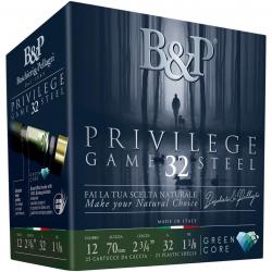 12/70 Privilege Game Steel Green Core 2,9mm 32g. (Calibre: 12/70)