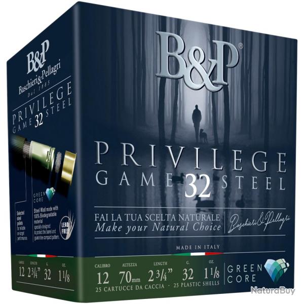 12/70 Privilege Game Steel Green Core 2,9mm 32g. (Calibre: 12/70)