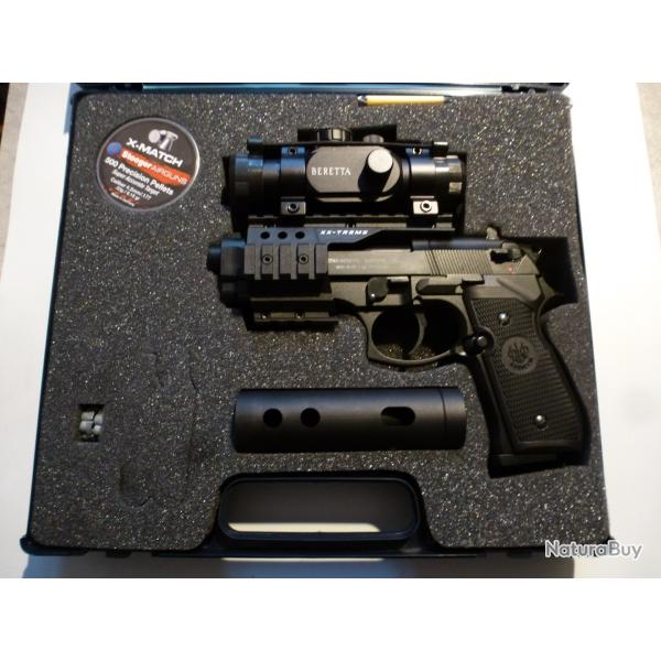 Beretta 92 FS XX-Treme Noir Umarex 3.6j cal. 4.5mm