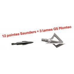 Pack Saunders & G5 Montec 7.9mm (5/16)