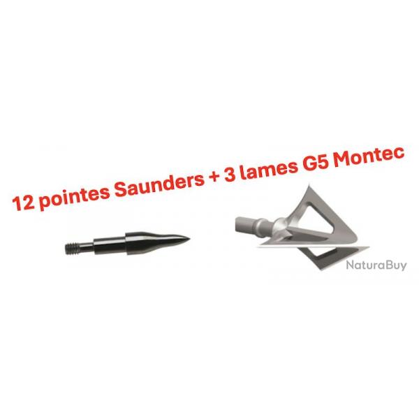 Pack Saunders & G5 Montec 7.9mm (5/16)