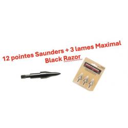 Pack Saunders & Maximal Black Razor 125 grains