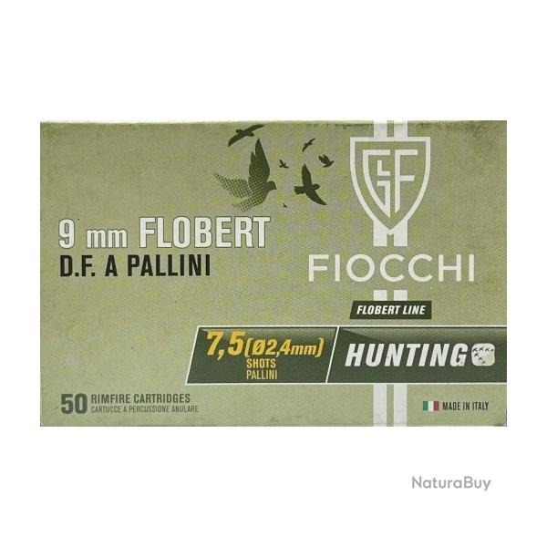 Munitions FIOCCHI cal.9mm flobert n7,5 par 100