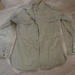 Chemise US Américain 1939/1945 Officier Chino 1945 USA WW2 (2)