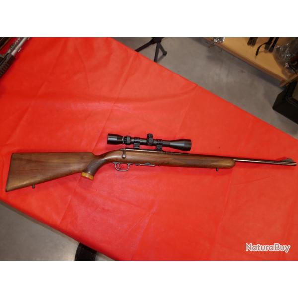 Rare Carabine GEVARM C1 en 222 Rem avec lunette Electro point 3-9x40