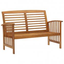 Banc de jardin 119 cm bois d'acacia solide alsavelo