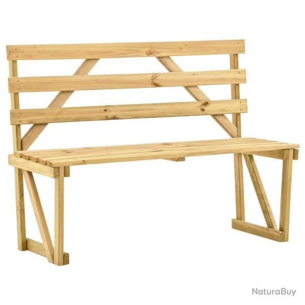 Banc de jardin 120 cm Bois de pin imprgn alsavelo