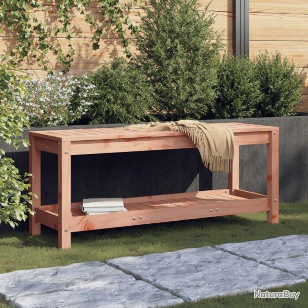 Banc de jardin 108x35x45 cm bois massif Douglas alsavelo