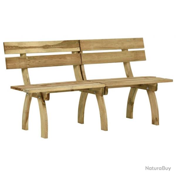Banc de jardin 160 cm bois de pin imprgn alsavelo