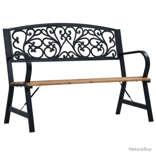 Banc de jardin 120 cm Bois alsavelo