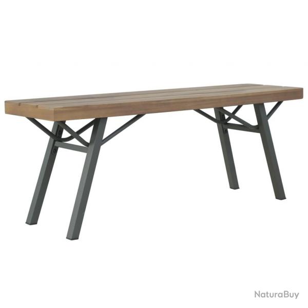 Banc de jardin 120 cm Bois d'acacia solide alsavelo