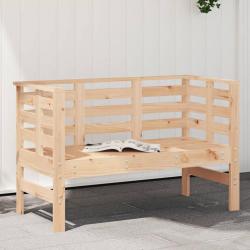 Banc de jardin 111,5x53x71 cm bois massif de pin alsavelo