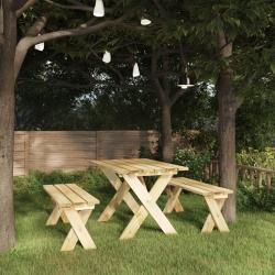 Banc de jardin 110 cm Bois de pin imprégné alsavelo