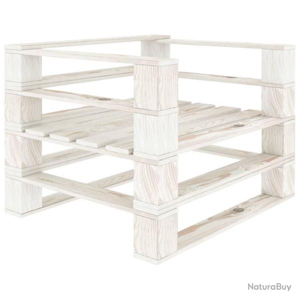 Fauteuil palette de jardin Bois Blanc alsavelo