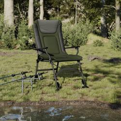 Chaise de pêche avec accoudoir pliable vert alsavelo
