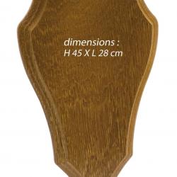 Ecusson pour trophée cerf 45 x 28