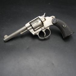 Revolver Colt New Police calibre 32SW, rare version nickelée, canon miroir, catégorie D