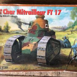 Modèle réduit Char FT17 échelle 1:35