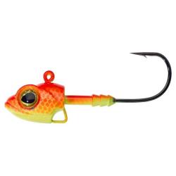 Tête Plombée Gunki G'Rider Chart Orange Fluo 3,5g par 3 n°1/0
