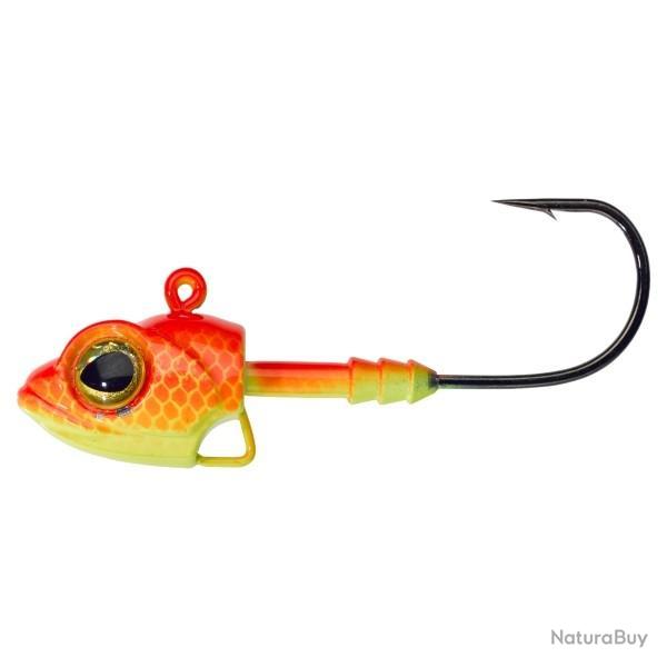 Tête Plombée Gunki G'Rider Chart Orange Fluo 14g par 3 n°3/0