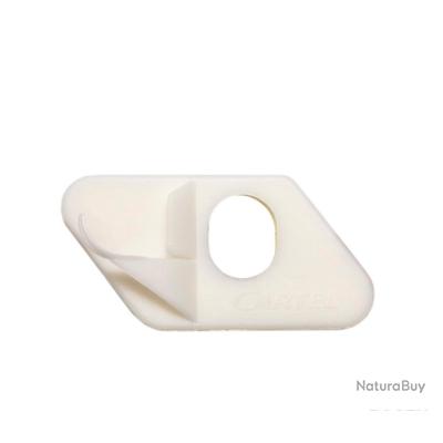4 Repose-flèches Autocollants Pour Arc Recurve Gaucher - Plastique Noir, 3x2cm, Protection Des Flèches