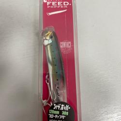 !! NEUF !! LEURRE TACKLE HOUSE FEED POPPER 120 col FLASH SARDINE