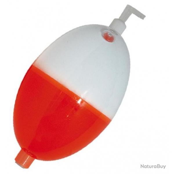 BULDO OVALE REGLABLE BLANC/ROUGE 30GR 35MM PAR 1