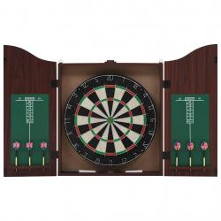 Jeu de cibles professionnel Sisal avec armoire et 6 fléchettes alsavelo