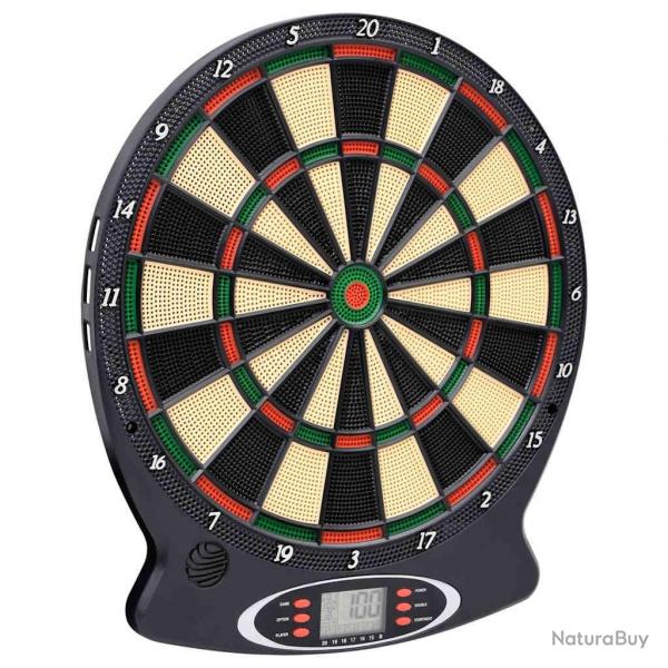 Jeu de flchettes lectrique avec flchettes Noir Polypropylne alsavelo