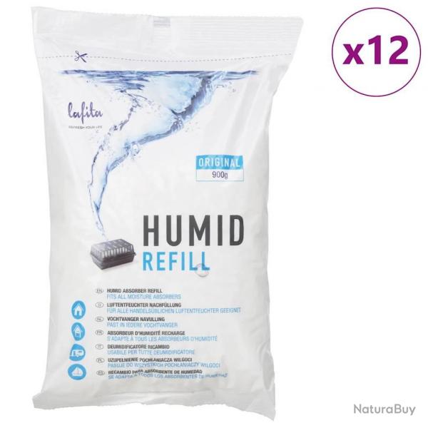 Recharges pour absorbeur d'humidit 12 pcs 900 g alsavelo
