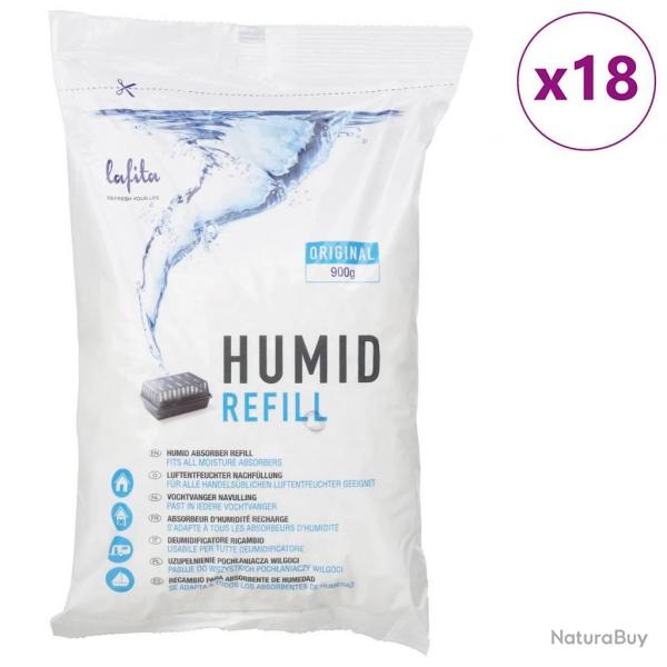 Recharges pour absorbeur d'humidit 18 pcs 900 g alsavelo
