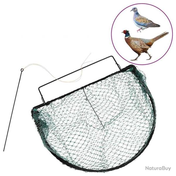 Pige  oiseaux vert 50 cm acier alsavelo