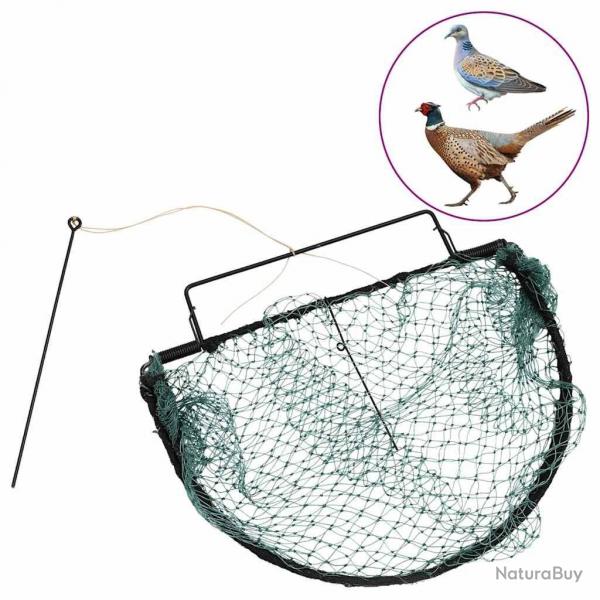 Pige  oiseaux vert 40 cm acier alsavelo
