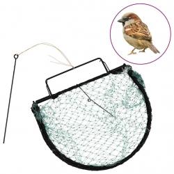 Piège à oiseaux vert 30 cm acier alsavelo