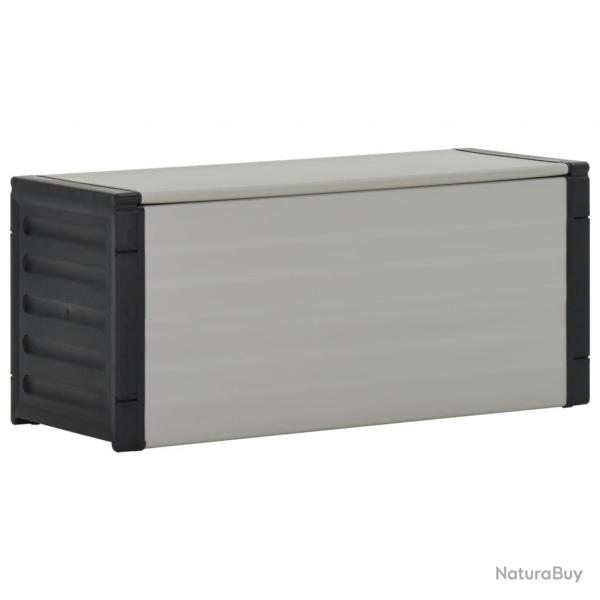 Armoire  dchets de jardin Gris 85x34x40 cm alsavelo