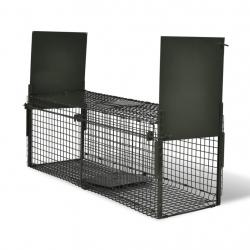 Attrape à animaux avec 2 portes alsavelo