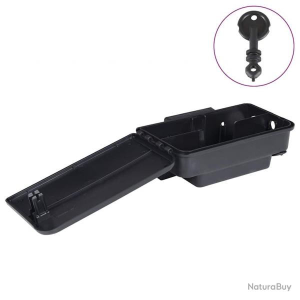 Piges  souris 12 pcs noir 22x12,5x7,5 cm alsavelo