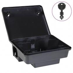 Pièges à souris 4 pcs noir 23x19x9,5 cm alsavelo
