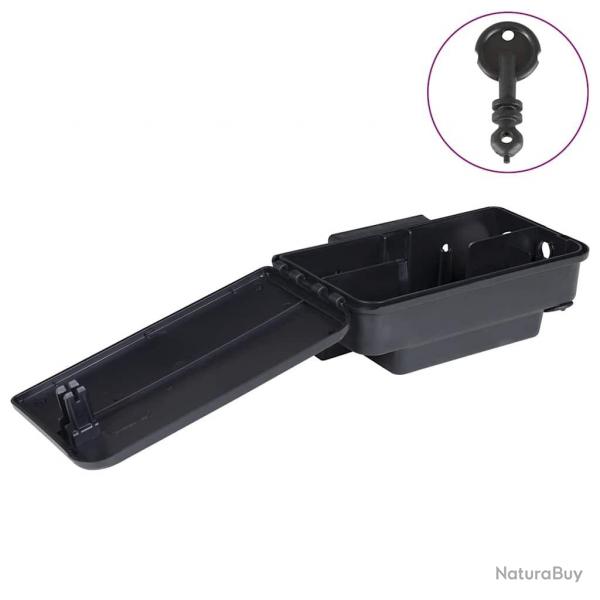 Piges  souris 4 pcs noir 22x12,5x7,5 cm alsavelo