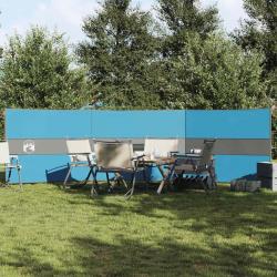 Brise-vent de camping bleu 490x123 cm imperméable alsavelo