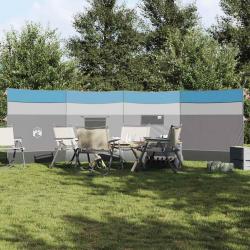 Brise-vent de camping bleu 510x153 cm imperméable alsavelo