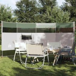 Brise-vent de camping vert 366x152x152 cm imperméable alsavelo