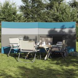 Brise-vent de camping bleu 340x130 cm imperméable alsavelo