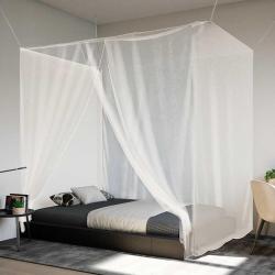 Moustiquaire suspendue 156 maille blanc 220x100x150 cm alsavelo