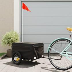 Remorque de vélo noir 30 kg fer alsavelo