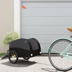 Remorque de vélo noir 30 kg fer alsavelo