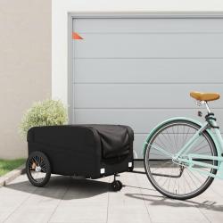 Remorque de vélo noir 45 kg fer alsavelo